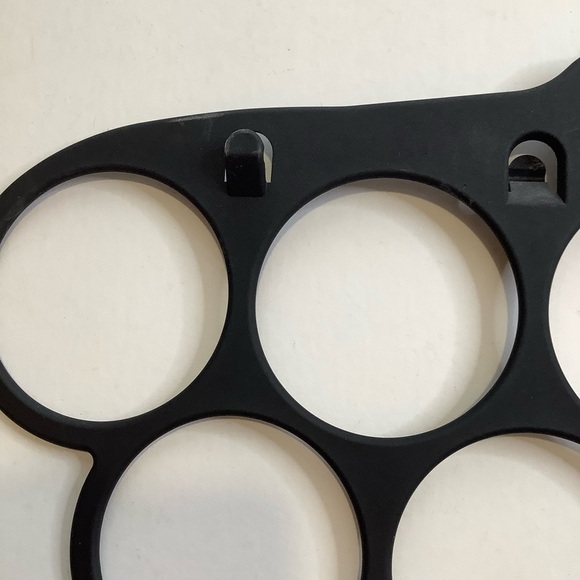 2/$30 SCARF ORGANIZER Black Silicone Multi-Loop Scarf & Jewellery Hanger - Picture 2 of 7